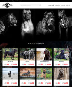 Web bán chó săn