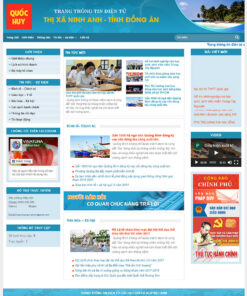 Mẫu web cơ quan đoàn thể 01