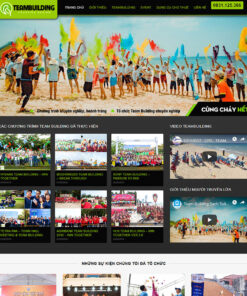 Mẫu web công ty tổ chức sự kiện 01