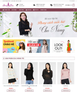 Web thời trang nữ