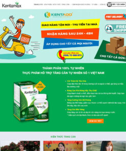 Mẫu web thuốc tăng cân