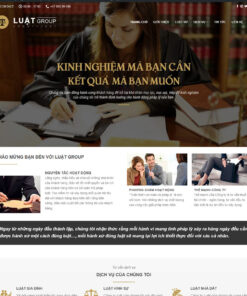 Mẫu website công ty luật