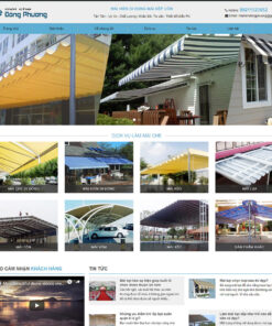 Mẫu Web giới thiệu mái hiên