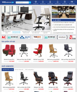 Mẫu website bán ghế văn phòng