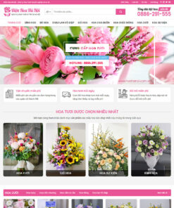 Theme wordpress bán hoa tươi 01