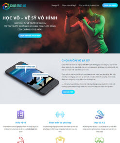 Theme wordpress võ thuật 01