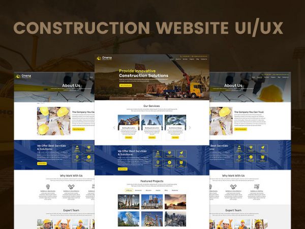 Mẫu website vật liệu xây dựng, tư vấn xây dựng