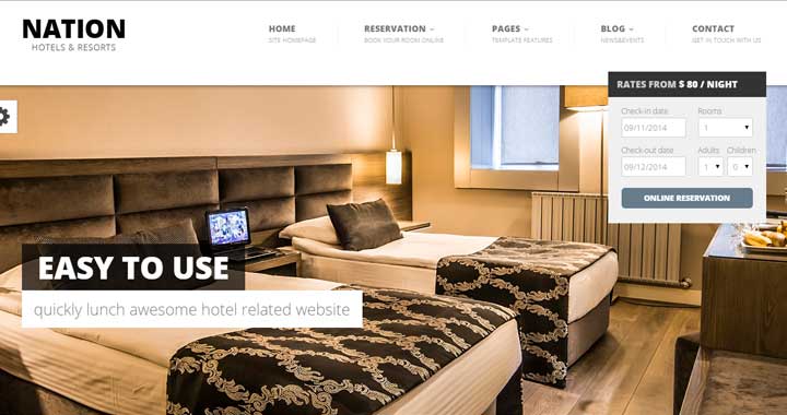 thiết kế web nhà hàng khách sạn tại Đà Nẵng