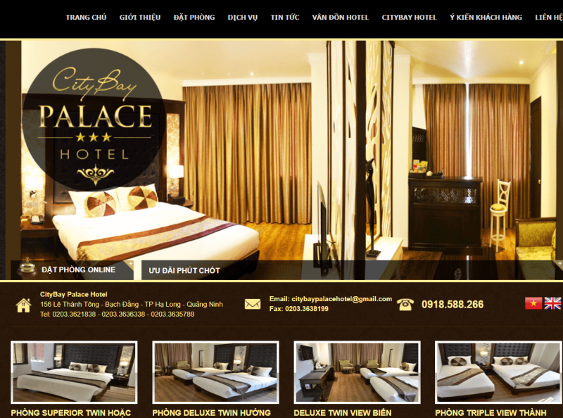 Thiết kế website khách sạn giúp tăng tính chuyên nghiệp