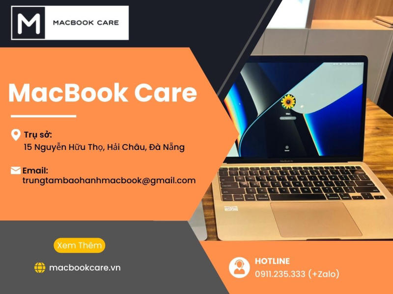 Macbook Care cửa hàng sửa macbook uy tín tại Đà Nẵng