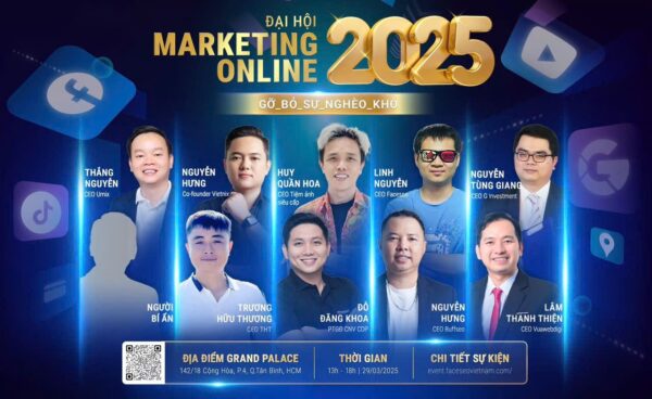 Sự kiện Đại hội Marketing Online 2025 - Gỡ bỏ sự nghèo khó
