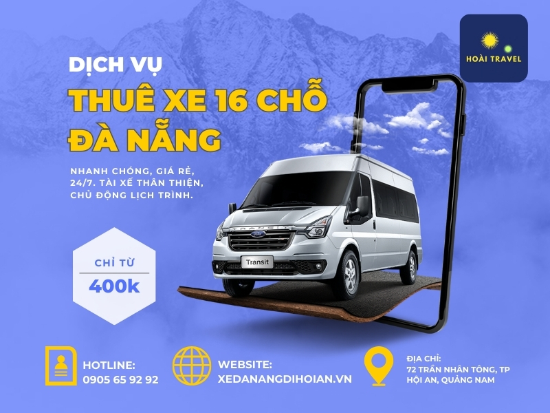 Thuê xe 16 chỗ Limousine Đà Nẵng