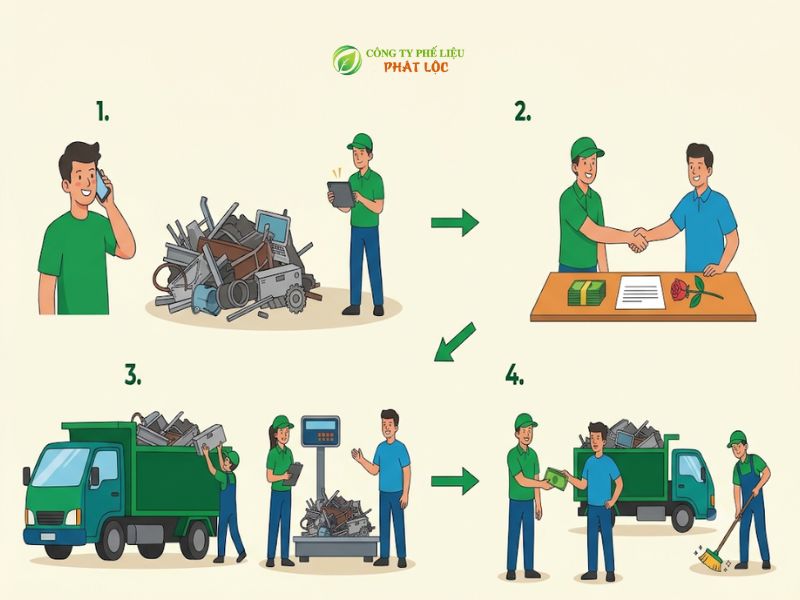 Quá trình thu mua tại Phát Lộc